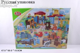 конструктор 'Летние приключения. Зоопарк большой' 170 дет.