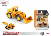 металл. 'Автопарк' 1:64 трактор строительный под блистером